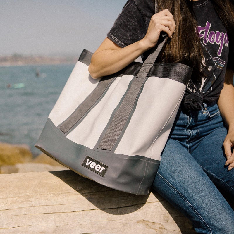 Veer Tote | All-Purpose Beach, Trail and Sideline Tote Bag with Internal Water-Resistant Compartment | Durable, Waterproof, 100 lbs. Capacity - Image 2