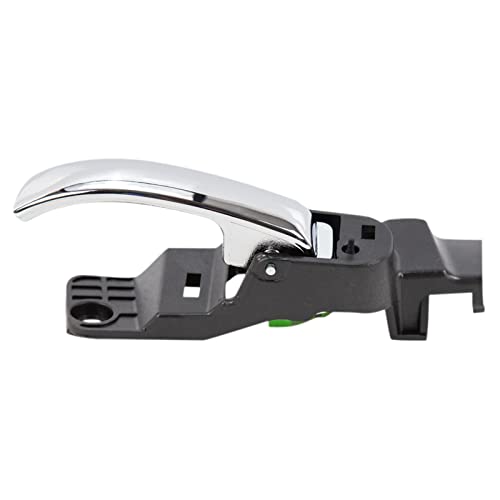 TRQ Front Left Interior Door Handle Chrome & Black Compatible with 2011-2014 Dodge Avenger - Image 2