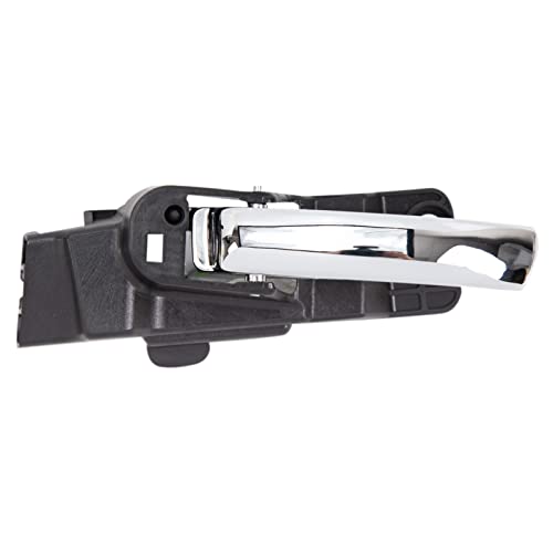 TRQ Front Left Interior Door Handle Chrome & Black Compatible with 2011-2014 Dodge Avenger - Image 1