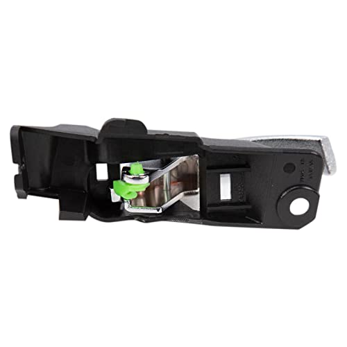 TRQ Front Left Interior Door Handle Chrome & Black Compatible with 2011-2014 Dodge Avenger - Image 3