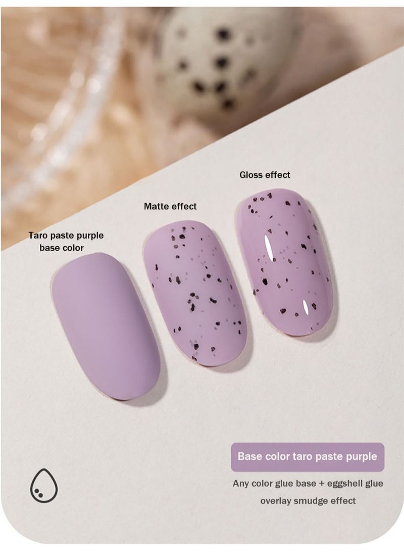 Miss Gooey Eggshell Nail Polish Glue, All-Match Spot Texture Phototherapy Glue  - Image 2