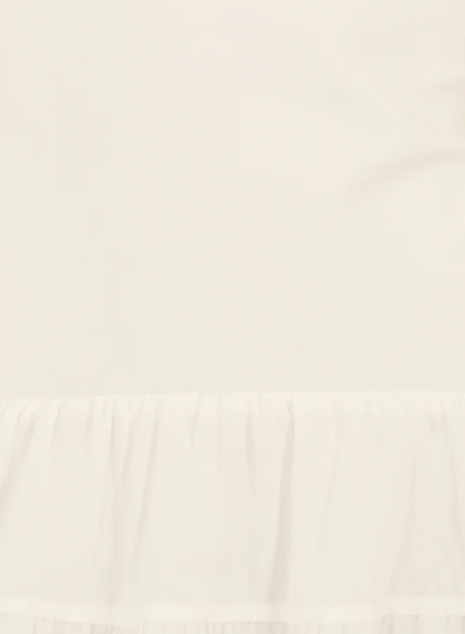 Styli Sleeveless White Dress