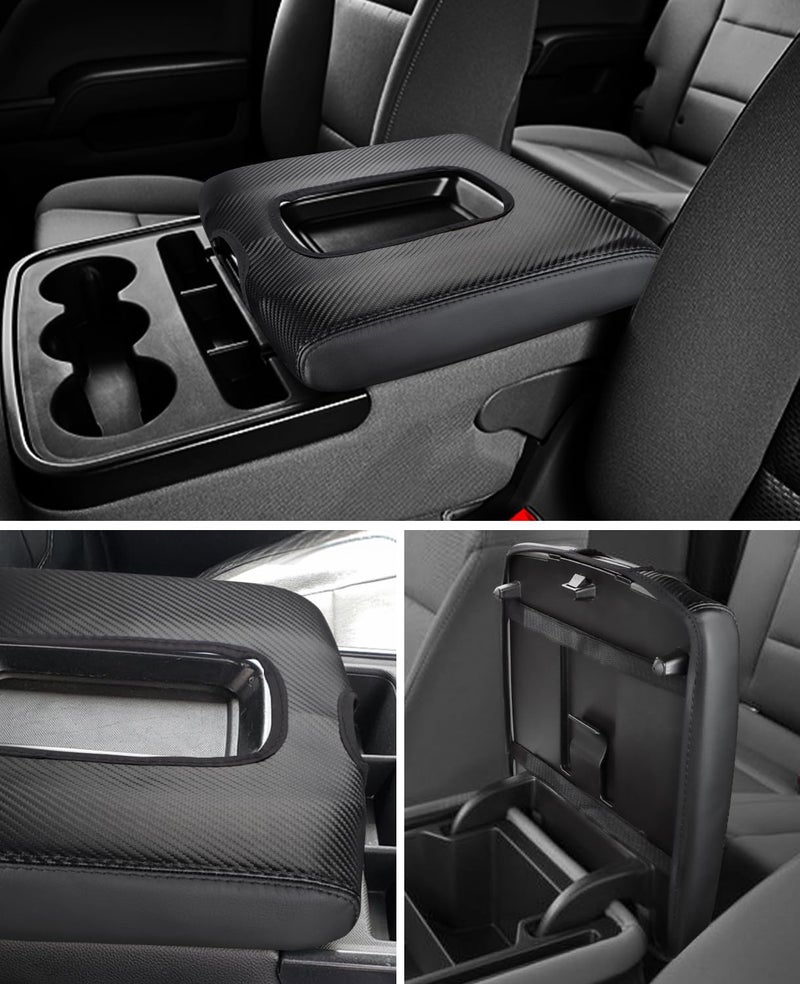 INTGET Center Console Armrest Cover for Chevy Silverado & GMC Sierra - Image 4