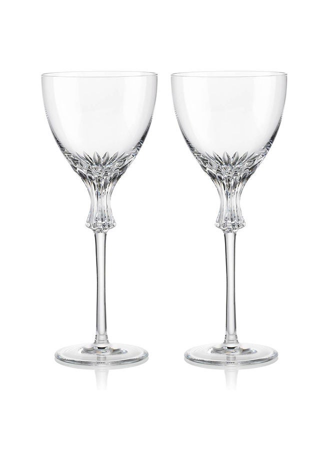Rogaska 2-Piece Omega Water Goblet Glass  - Image 2