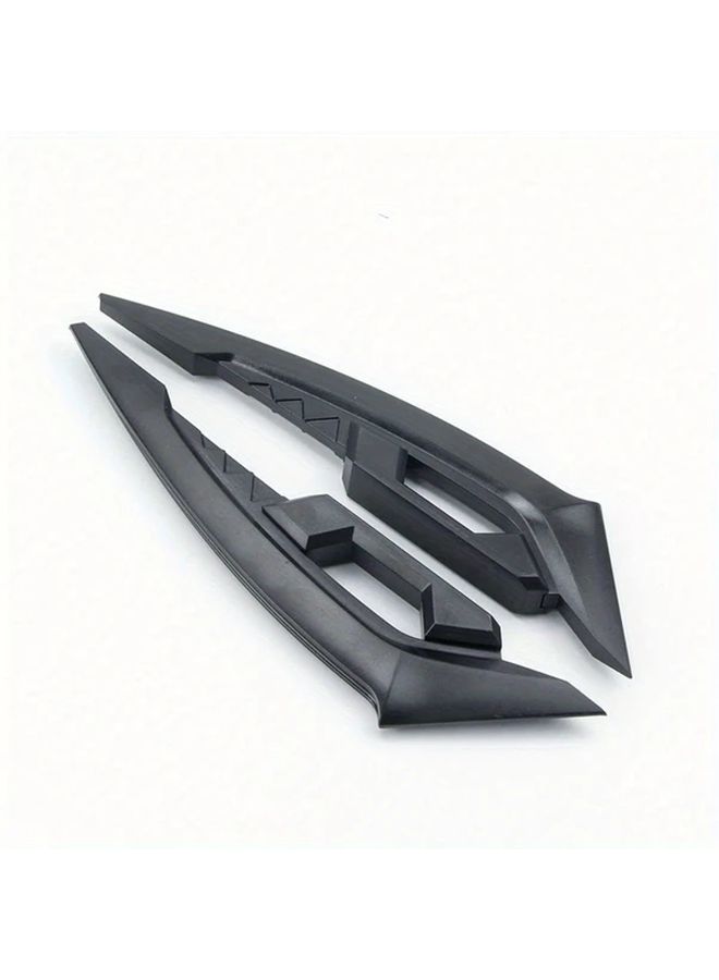 2pcs Blue Motorcycle Front Wing Side Spoiler Universal Air Dynamic Wind Blade - Image 4