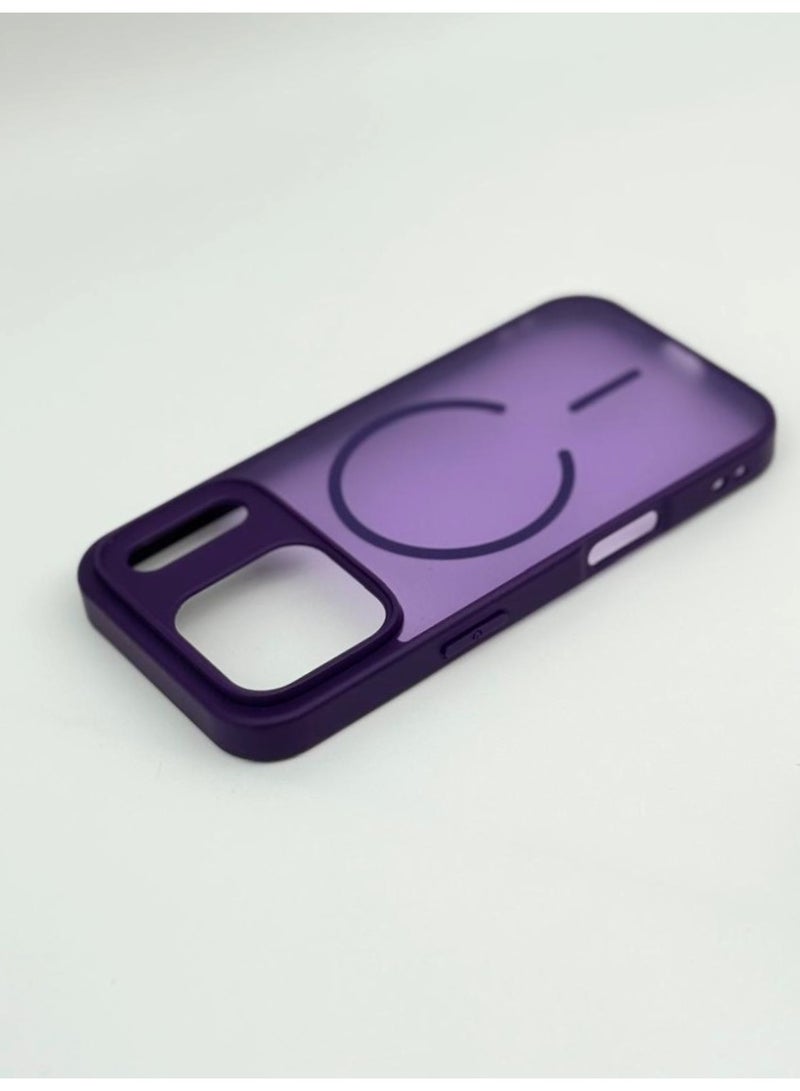 general Matte Translucent Magnetic MagSafe-Compatible Phone Case – Shockproof Soft Edge Cover with Camera Protection for iPhone 17 Pro Max - Image 3