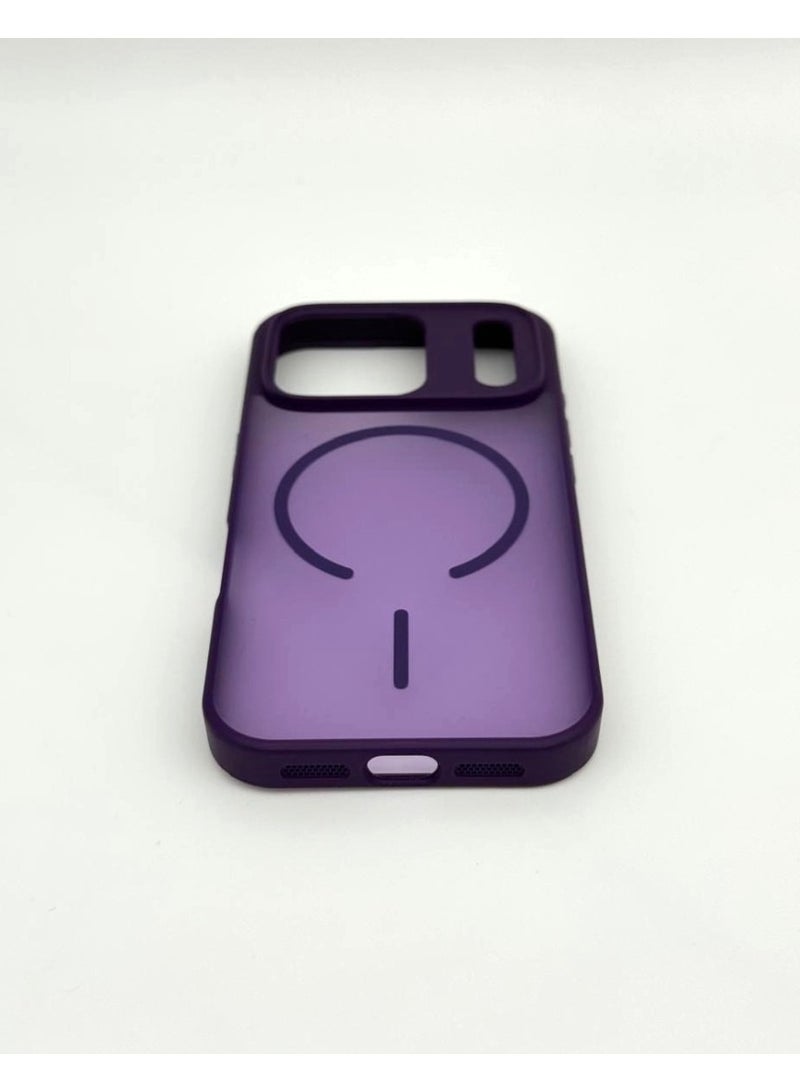 general Matte Translucent Magnetic MagSafe-Compatible Phone Case – Shockproof Soft Edge Cover with Camera Protection for iPhone 17 Pro Max - Image 2