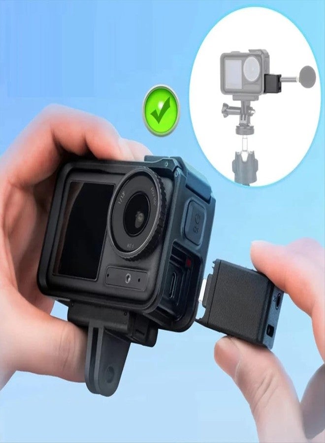 جي جي سي محول ميكروفون JJC USB-C مقاس 3.5 مم متوافق مع DJI Osmo Action 4 / Action 6 / 5 Pro - دونجل محول صوت ميكروفون خارجي - محول إدخال ميكروفون من النوع C إلى 3.5 مم - Image 4