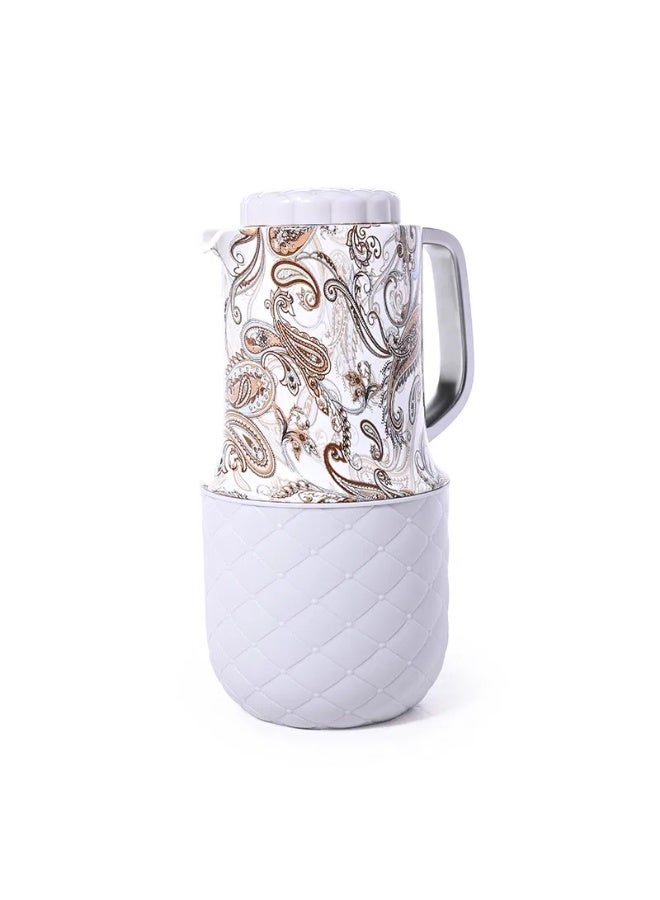 TAVOLO Mona gray embossed thermos 1 liter - Image 1