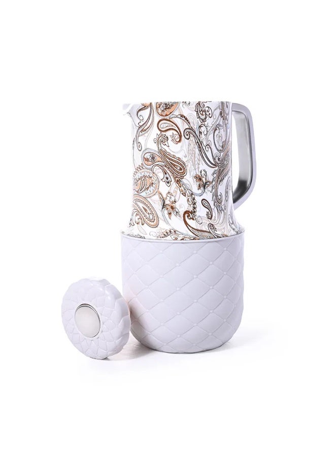 TAVOLO Mona gray embossed thermos 1 liter - Image 2