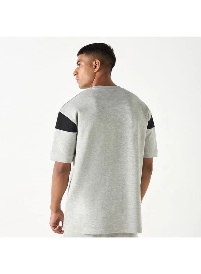 STARTER Starter Logo Print T-shirt with Crew Neck and Short Sleeves