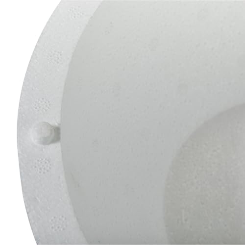 FloraCraft SmoothFōM Hollow Half Ball 5 Inch x 9.9 Inch White - Image 3