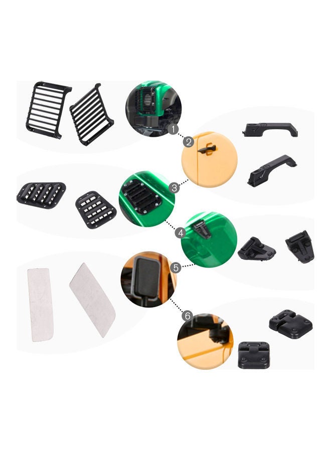 NIBEMINENT 19-Piece Front Lamp Guard Set 12x2x10cm - Image 5