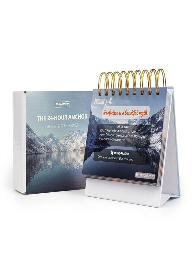 ماجيكتودور تقويم السكينة اليومية للتعافي من الإدمان - 366 يومًا من المناظر الطبيعية وتأكيدات التعافي - هدية دائمة لليقظة الذهنية لمدمني الكحول المجهولين ومدمني المخدرات المجهولين - متتبع البقاء متيقظًا - Image 1