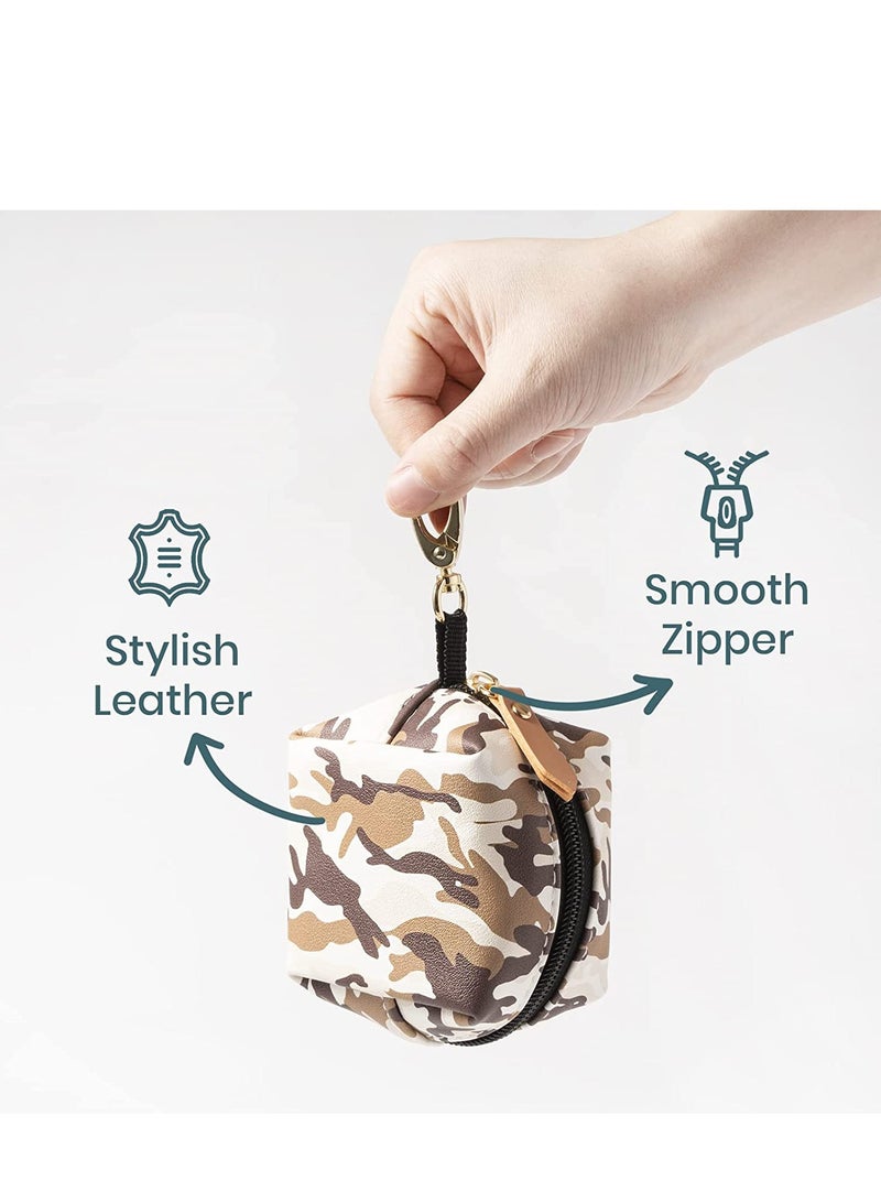 Barakah Pacifier Holder Case with Clip Stylish Pacifier Storage Container Protective Clean Baby Bag Accessory Multifunctional Square Bag Deposit Coins Small Object for Newborns Infants Toddlers 2 PCS - Image 3