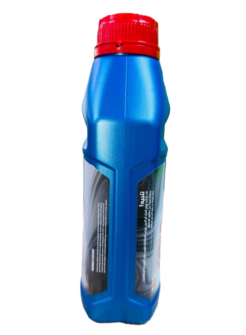 ADNOC DOT3 BRAKE FLUID FULLY SYNTHETIC 500ML - Image 2