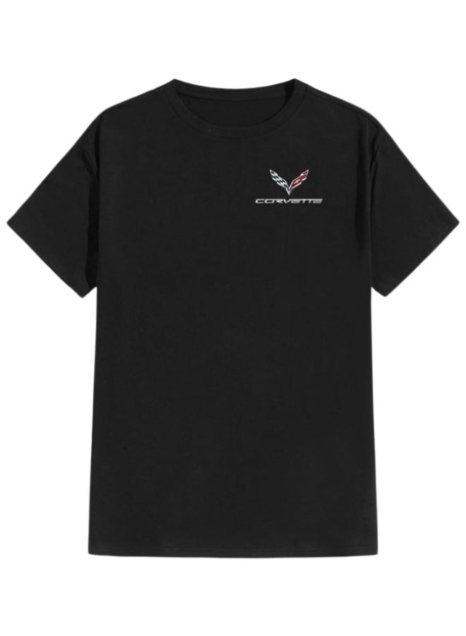 TrendSavy American Performance Sports Car Graphic T-Shirt for Men | High Performance Car Back Print Streetwear Tee - Image 2