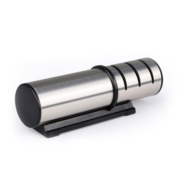 Three Stages Manual Cutting Tool Sharpener with Ceramic Tungsten Slot Position and Non- Sponge Mats (Black) - Image 1