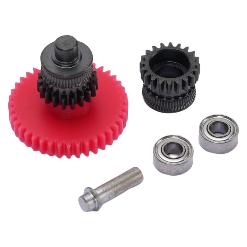 Hardened Steel Extruder Gear Set: 2 Gears, DLC Nano Coating - Integrated Shaft Design, Straight Cut Gear for Kobra3 Series 3D Printers, High Performance Filament Compatibility - Image 5