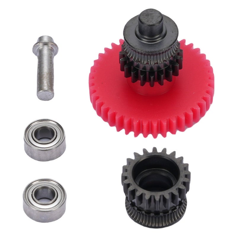 Hardened Steel Extruder Gear Set: 2 Gears, DLC Nano Coating - Integrated Shaft Design, Straight Cut Gear for Kobra3 Series 3D Printers, High Performance Filament Compatibility - Image 4