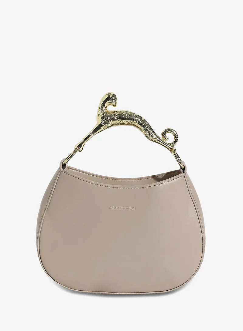 Haute Sauce Jaguar Handbag - Beige