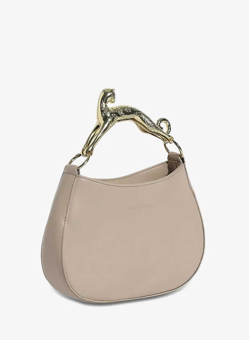 Haute Sauce Jaguar Handbag - Beige