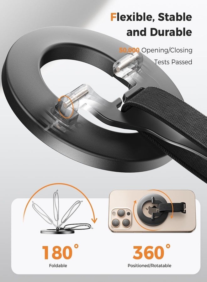SUPERONE for Magsafe Phone Grip, Magnetic Phone Ring Holder Strap, Magnetic Phone Grip, Magsafe Finger Ring Grip Stand Holder for iPhone 17/16/15/14/13/12 Series, MagSafe Accessories - Image 5