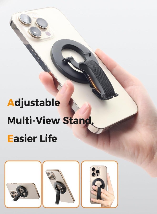 SUPERONE for Magsafe Phone Grip, Magnetic Phone Ring Holder Strap, Magnetic Phone Grip, Magsafe Finger Ring Grip Stand Holder for iPhone 17/16/15/14/13/12 Series, MagSafe Accessories - Image 3