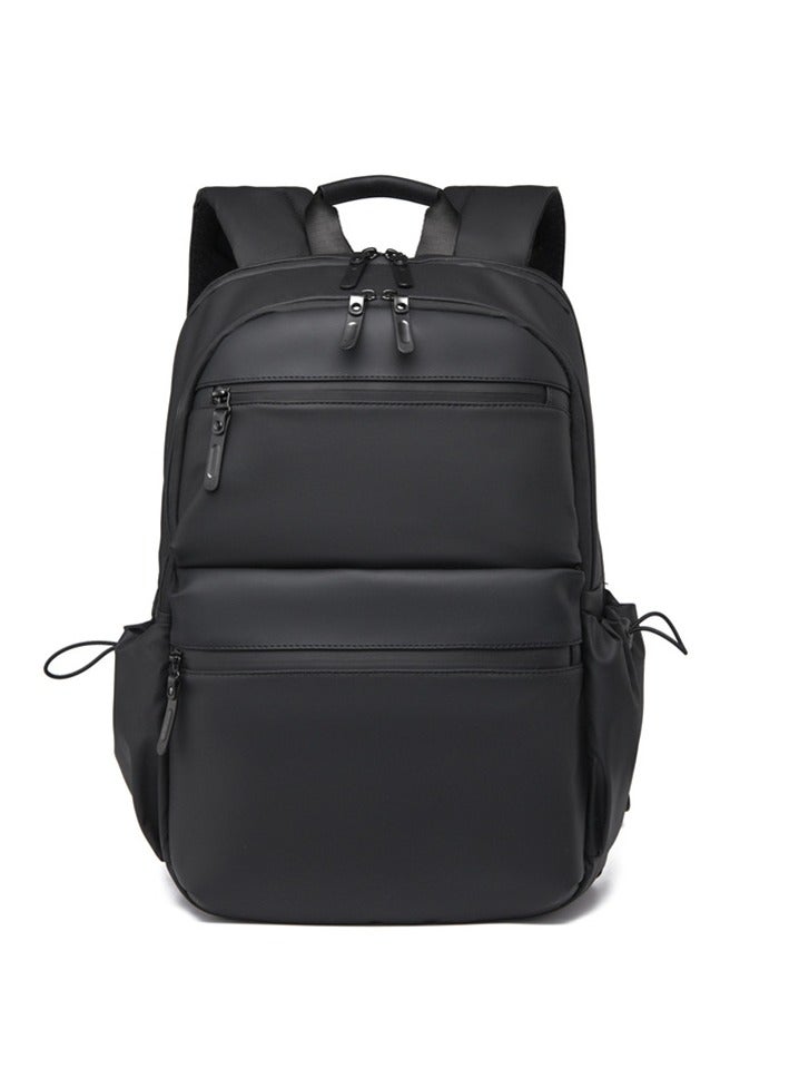 SKT Shiketro New Casual Water-Repellent Backpack Black  - Image 1