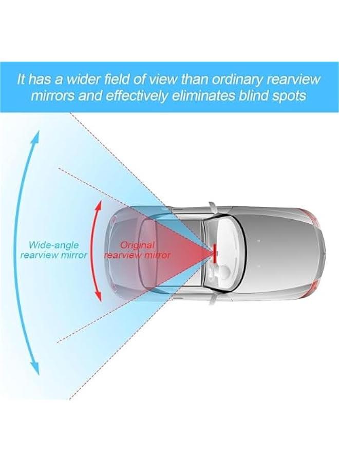 HOOKOR Car Rearview Mirrors,Interior Clip-on Panoramic Rear View Mirror for Car,Wide Viewing Range to Reduce Blind Spot Effectively for Car SUV Trucks,12 inch HD Universal Use - Image 5