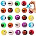 CHHOEAV 24 Pcs Halloween Mini Fidget Spinners Ball Toys for Kids Adults Halloween Trick or Treat Goodie Bag Fillers Treasure Box Toys for Boys Girls Halloween Party Favors Classroom Prizes - Image 2