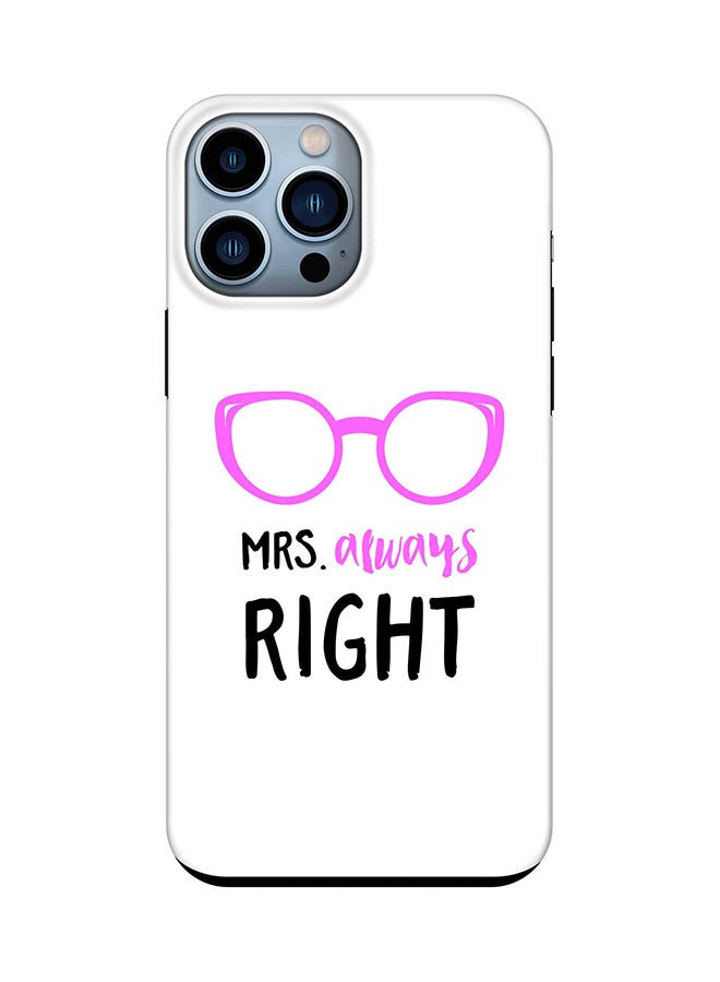 Stylizedd Tough Pro Case for iPhone 15 Pro Max Dual Layer Hybrid PC TPU Customized Mobile Cover Matte Finish Phone Case - Mrs. Always Right - Image 1
