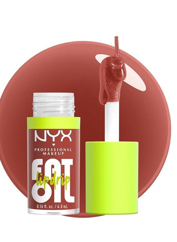 NYX PROFESSIONAL MAKEUP Makeup Fat Oil Lip Drip Lip Gloss - Status Update -