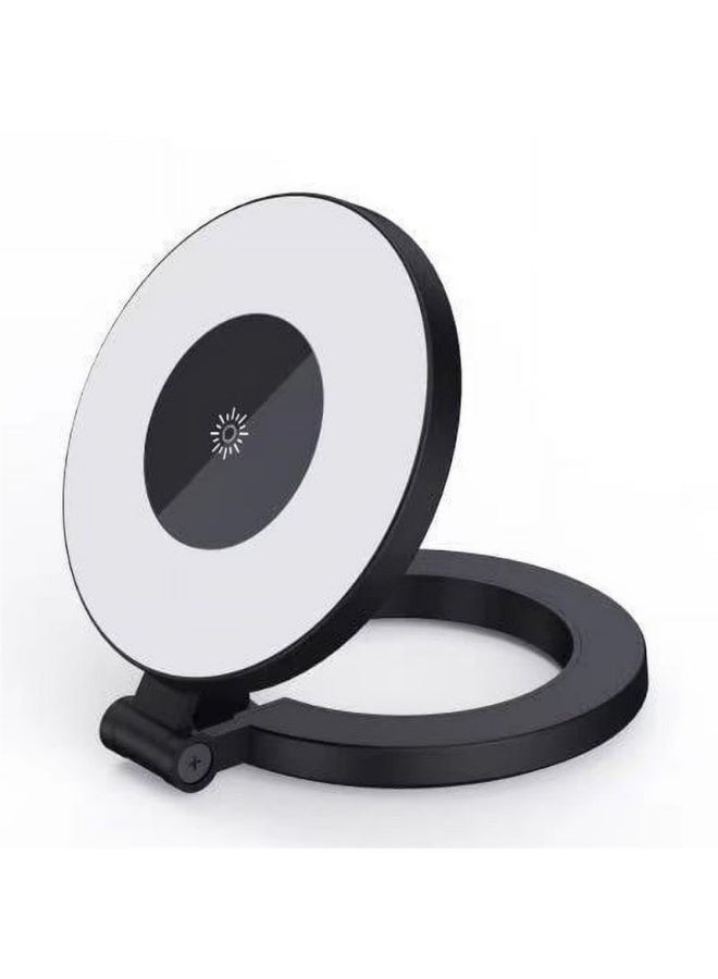 Magnetic Selfie Light and Photography Fill Light LED Mini Phone Light Compatible with Photography Mounts 3 Level Adjustable Type C Input 5V 1A Charging Power 3W Charging Indicator Multi Angle Adjustment Foldable 180 Degree Flip 360 Degree Rotation Three Lighting Modes Cool Warm Soft Light 2500K to 9000K - Image 4