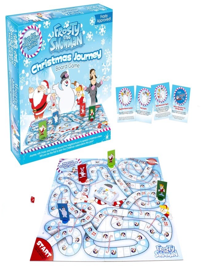 أكواريوس لعبة لوحية Frosty The Snowman من AQUARIUS - لعبة عائلية ممتعة للأطفال والكبار - سلع ومقتنيات Frosty The Snowman مرخصة رسميًا - Image 1