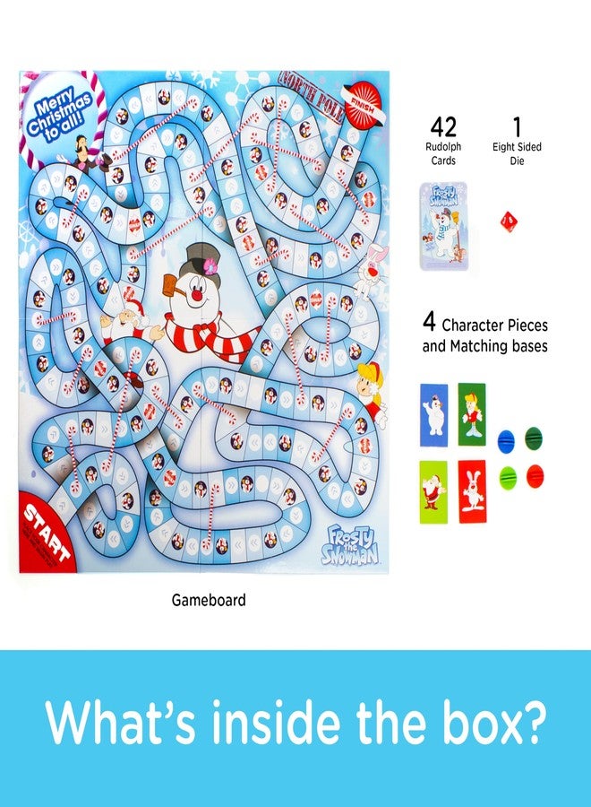 أكواريوس لعبة لوحية Frosty The Snowman من AQUARIUS - لعبة عائلية ممتعة للأطفال والكبار - سلع ومقتنيات Frosty The Snowman مرخصة رسميًا - Image 3