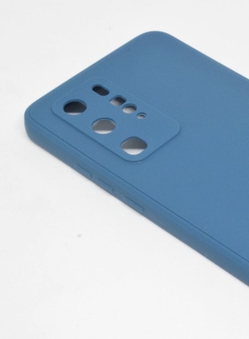 BORTONY Huawei P40 Pro Cover Liquid Silicone Camera Protective Case with Inside Microfiber Lining - Image 2