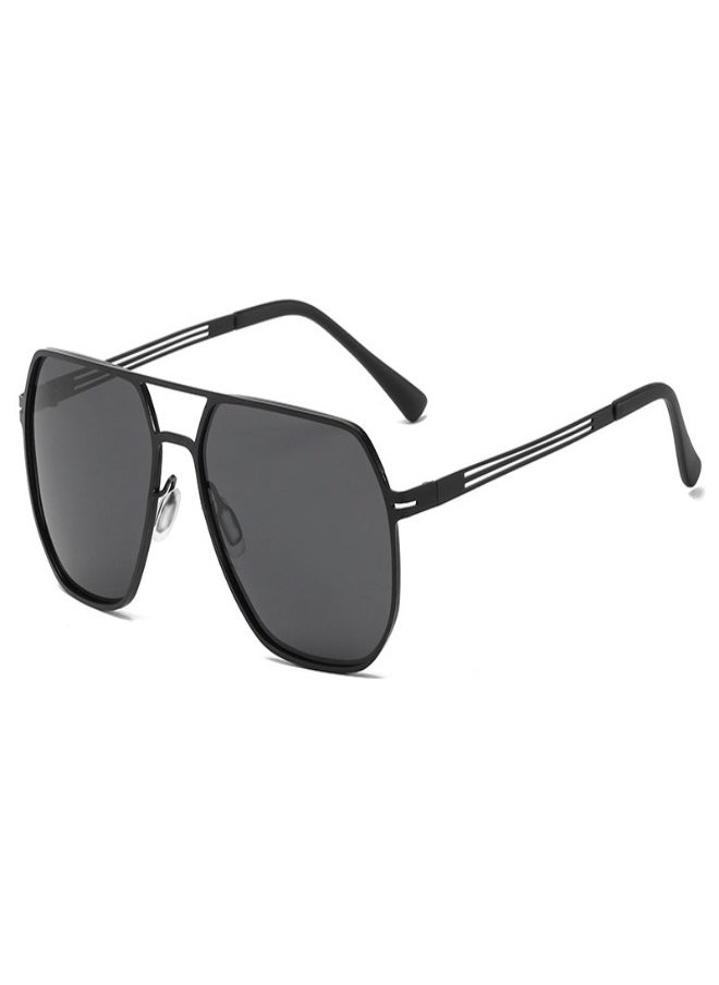Generic Men's Polarized Sunglasses Square Frame Sunglasses Anti-UV Driving Glasses Fishing Sun Protection Eye Protection  - Image 1
