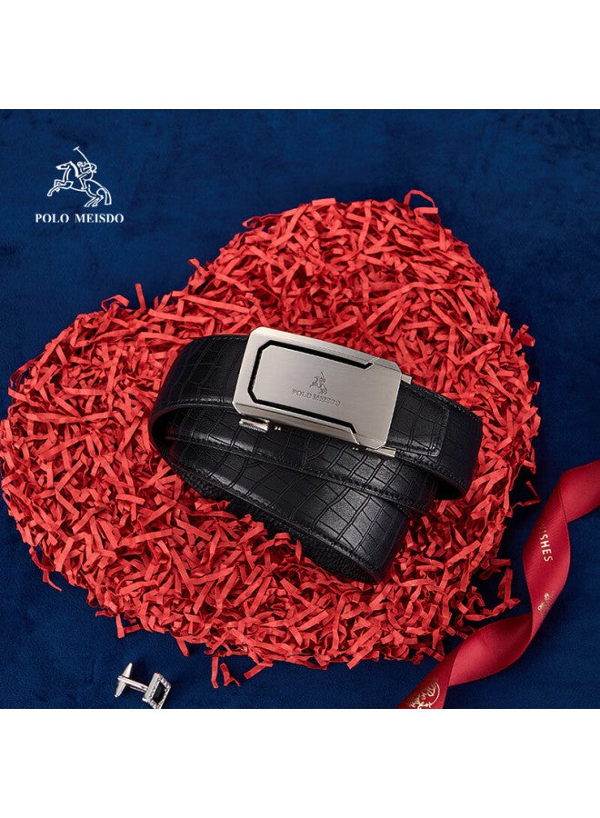Polomeisdo Paul Meisite Men's Leather Belt With Automatic Buckle, Gift Box, Self-operated, Qixi Valentine's Day Gift For Boyfriend Or Husband - Image 2