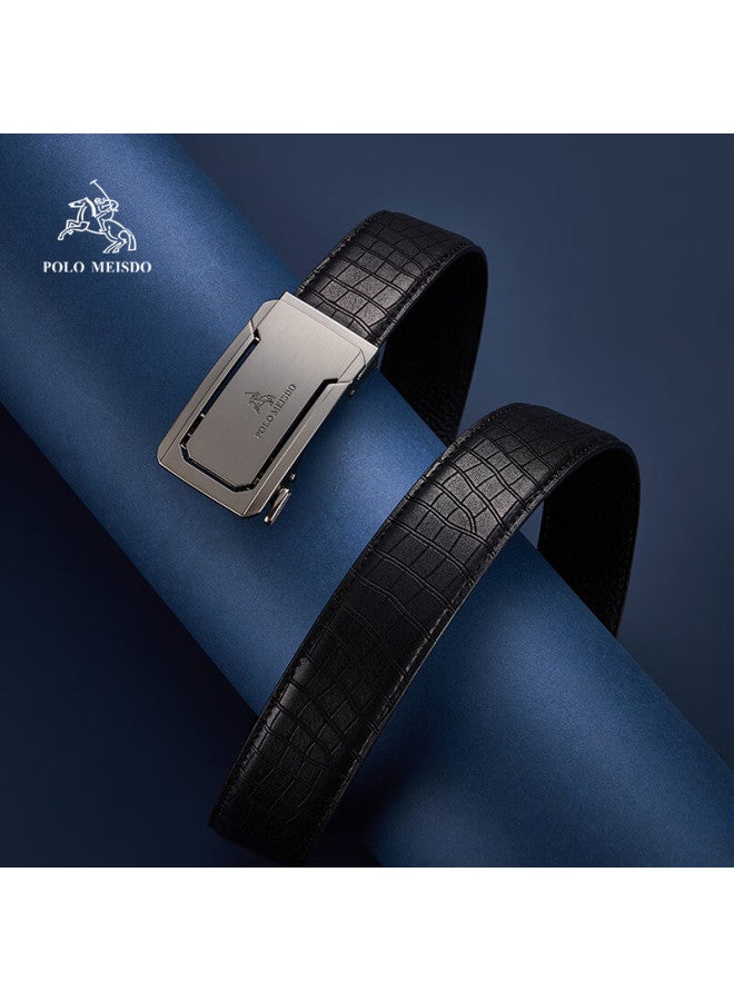 Polomeisdo Paul Meisite Men's Leather Belt With Automatic Buckle, Gift Box, Self-operated, Qixi Valentine's Day Gift For Boyfriend Or Husband - Image 3