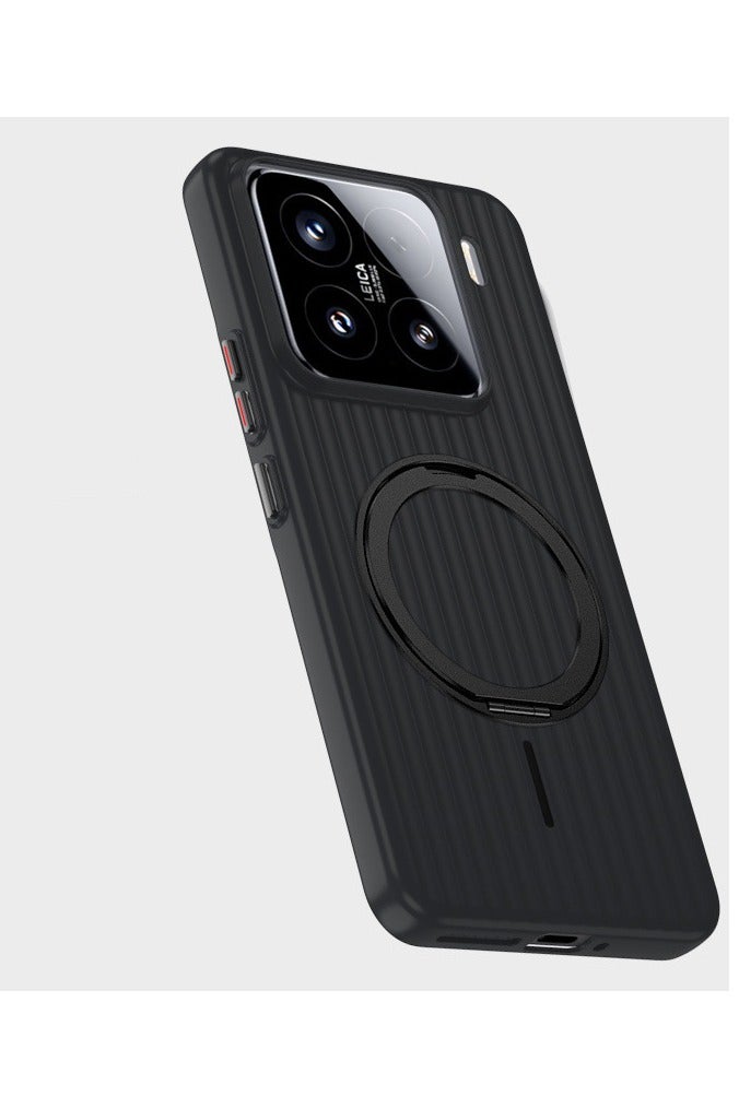 general Magnetic case Cover Compatible Xiaomi 15S Pro with Ring Stand,  【Military-Grade Protection】, Shockproof Scratch-Resistant Back Cover Shell - Image 4