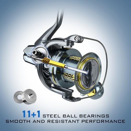 THKFISH Saltwater Spinning Reel12000 Surf Fishing Reel11 1 BB411 55LB Max Drag Ultra Smooth Powerful Saltwater Fishing Reelswith CNC Aluminum Spool Reels for Long Cast - Image 3
