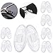 BEHLINE Replacement Nose Pad for Crosshair 1020WiretapBaby Beach SunglassPush in Eyeglass Nose PiecesSoft Silicone Glasses Nose GuardAntiSlip Snap in Repair PartsOval6 Pairs - Image 1