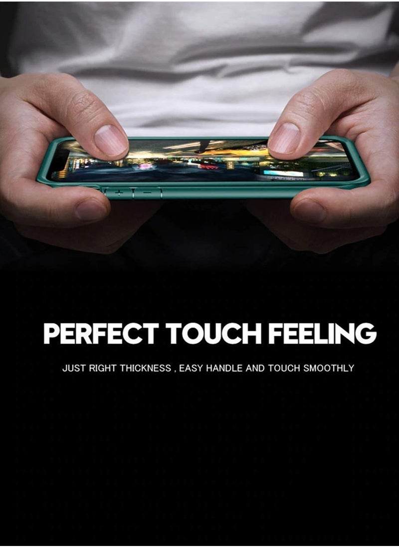 Raxoom Premium Soft Liquid Silicone Case Cover for Realme 12 5G 2024 â€“ Shockproof, Scratch-Resistant, Soft Touch Protective Case â€“ Dark Green - Image 3