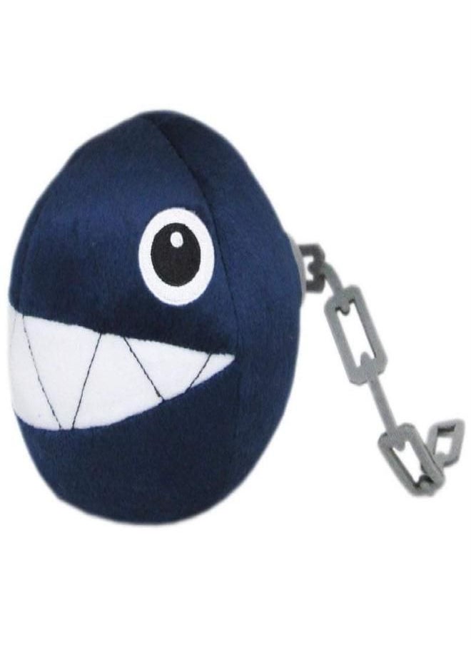 Little Buddy - Little Buddy Super Mario All Star Collection 1592 Chain Chomp Stuffed Plush, 5",Multicolor - Image 1
