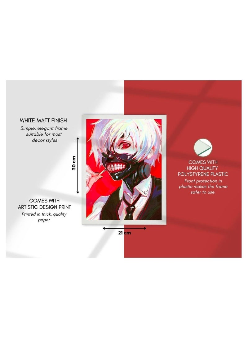 MEC Wall Art Poster Frame Tokyo Ghoul Ken Kaneki - Image 4