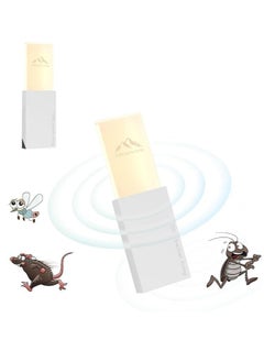 Spaceshoop Ultrasonic Mouse Repellent, Mosquito Repellent, USB Ultrasonic Mosquito Repellent, Night Light, Mosquito Repellent, Silent, Pest Control, Odorless, Non-Toxic, Electric 360° (Multicolor)  - Image 4