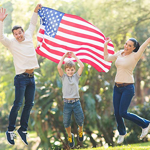 Zonon لافتات وأعلام زونون الكبيرة الفارغة من قماش بوليستر أوكسفورد لزخرفة مع حبل تعليق للاستخدام الداخلي والخارجي لافتات سهلة التعليق للأعمال والمكاتب (أبيض، 3.3 × 6 أقدام) - Image 4