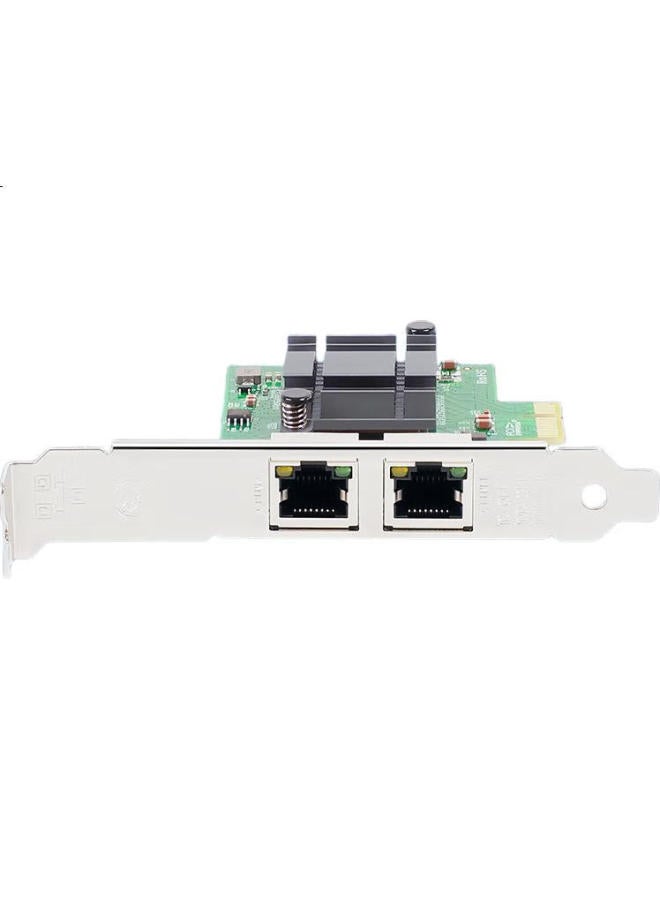 Flybish بطاقة شبكة خادم جيجابت مزدوجة المنفذ Flybish Na576-T2M Pcie X1 راوتر ناعم تجميع Ros شريحة Intel 82576 - Image 3