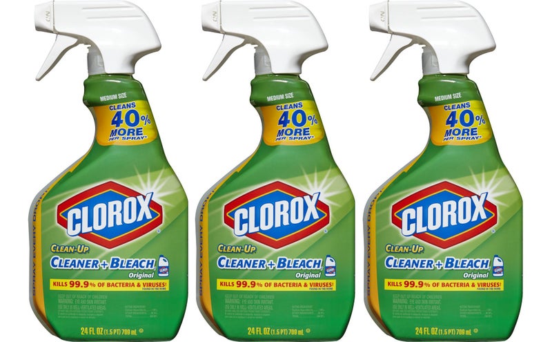 Clorox Clean-Up Bleach Cleaner Spray Value 24 Fl Oz (Pack of 3) - Image 1